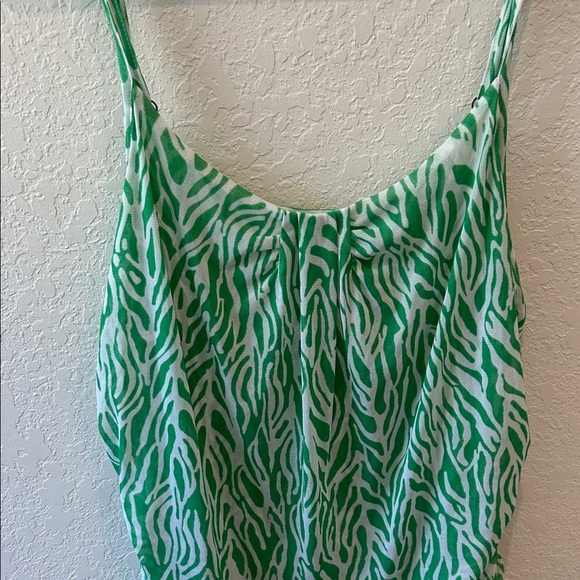 Diane Von Furstenberg x Target Green Mini Dress Strappy Mesh Sea Twig - Picture 4 of 12